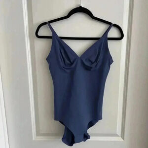 Heist Blue Tank Bodysuit Size Medium